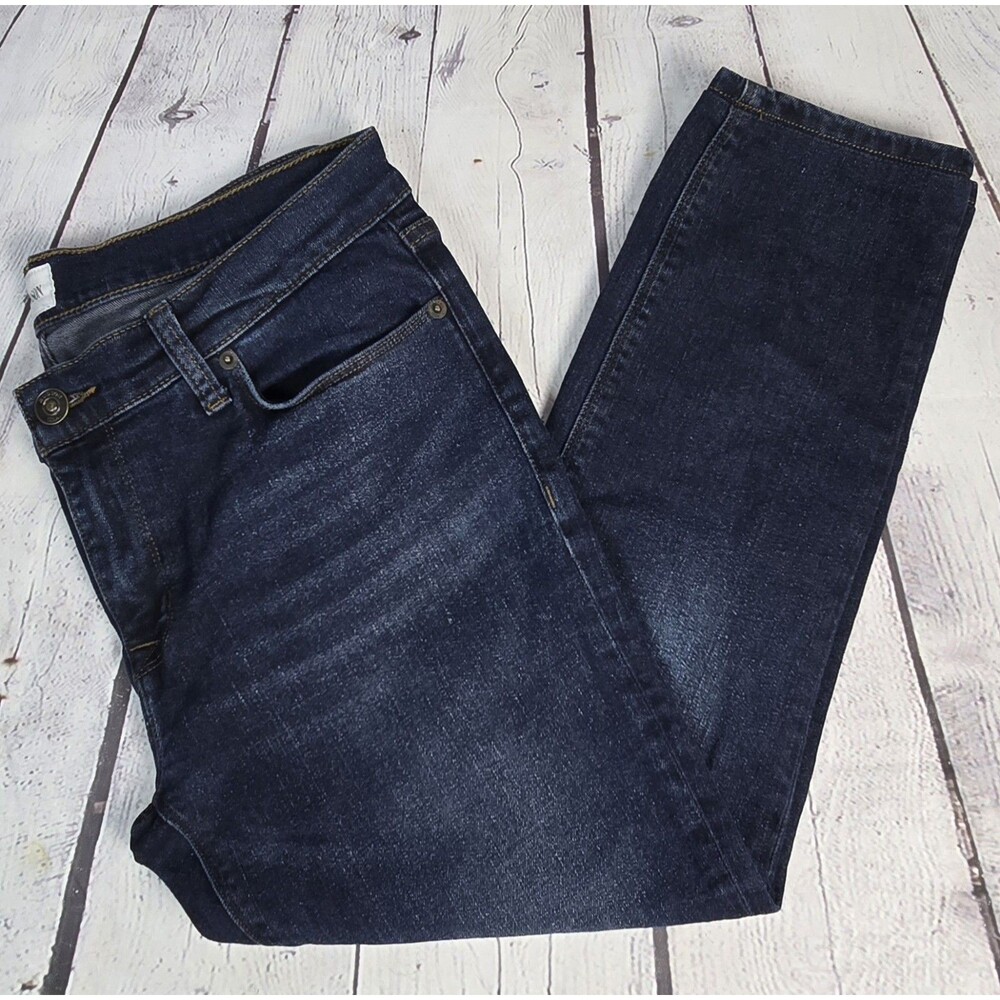 Hudson Jeans Women’s Size 30 Krista Super Skinny Crop Dark Wash Blue Denim